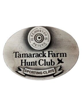 Tamarack Farm Belt Buckle Hunt Club Sporting Clays Remington Amenia NY New York